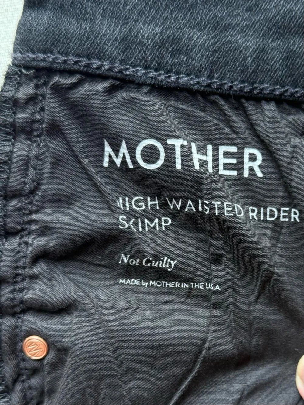 MOTHER High-Rise Women's Jeans in Black